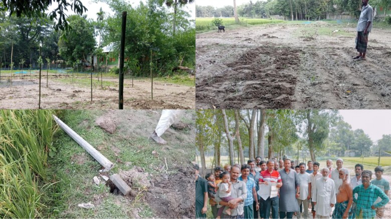 নাঙ্গলকোটে বাগানের কাটা গাছ দেখতে গেলে মালিকের উপর...