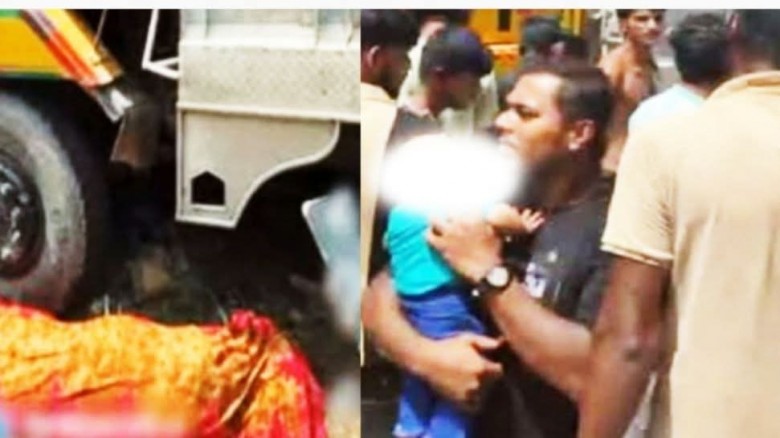 কুমিল্লায় ছেলের মোটরসাইকেল থেকে ছিটকে পড়া মায়ের ট্...