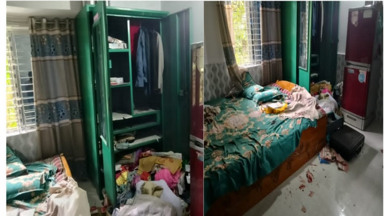 ব্রাহ্মণপাড়ায় এক পরিবারের সদস্যদের হাত বেঁধে দুর্ধ...