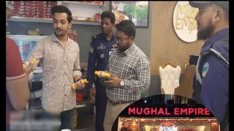 খাবারের রং ব্যবহারের অভিযোগে ‘দ্যা মুঘল এম্পায়ার’ ...