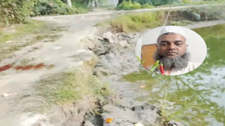 মেম্বারের ফিশারিজের পেটে সরকারি রাস্তা, ভোগান্তিতে...