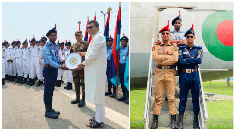 ১৮ বছর পর জাতীয় প্যারেডে ভিক্টোরিয়া  কলেজ বিএনসিসির বিমান শাখা