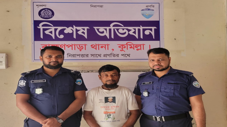 ব্রাহ্মণপাড়ায় স্বামী-ছেলের ঝগড়া থামাতে গ