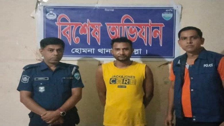 হোমনায় ২৭ পিস ই'য়া'বাসহ মা'দক কারবারি গ্রে'ফ'তার