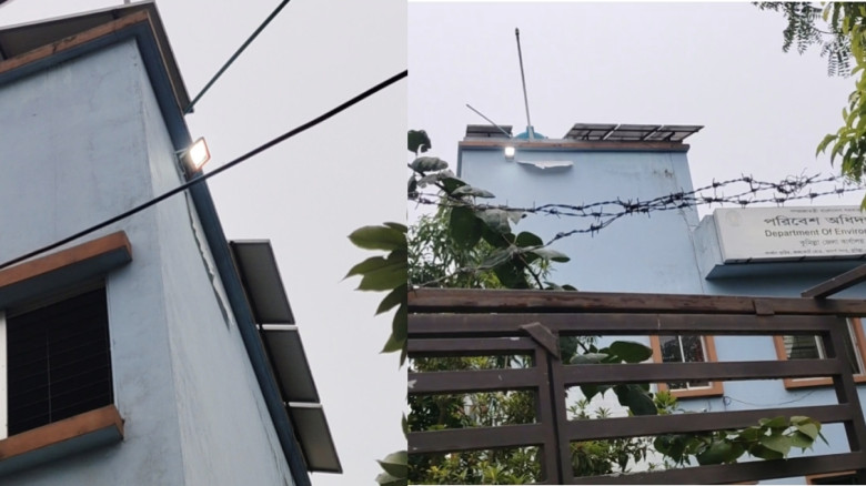 দিনের আলোয় জ্বলছে কুমিল্লা পরিবেশ অধিদপ্