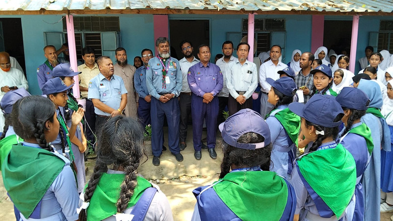 নাঙ্গলকোটে স্কাউটিং কার্যক্রম সম্প্রসারণে জেলা স্কাউট টিমের পরিদর্শন