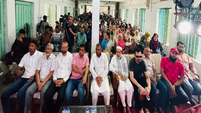 অজিত গুহ মহাবিদ্যালয়ে এইচএসসি পরীক্ষার্থীদের বিদায় সংবর্ধনা