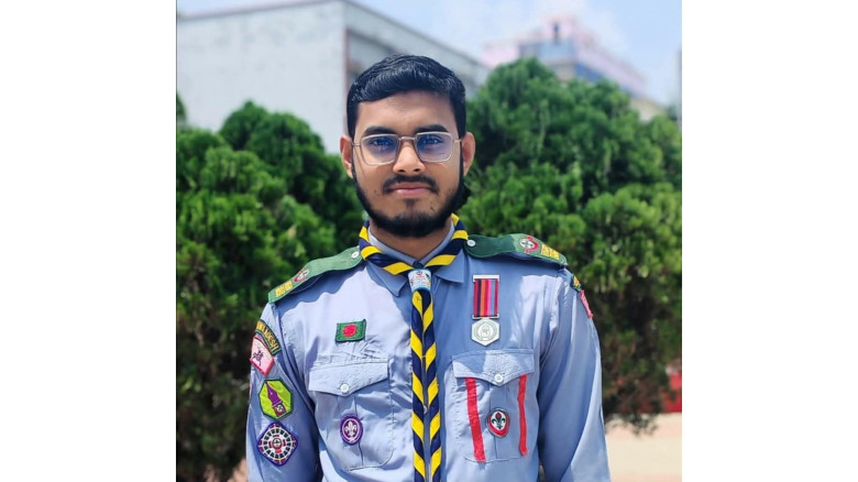 ভিক্টোরিয়া কলেজ রোভার স্কাউটের সিনিয়র রোভার মেট নির্বাচিত মো. ফয়সাল