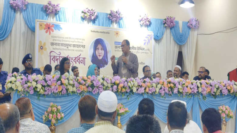 ব্রাহ্মণপাড়ায় বদলিজনিত বিদায়ে সংবর্ধনা পেলেন শ্রেষ্ঠ ইউএনও মাহমুদা জাহান