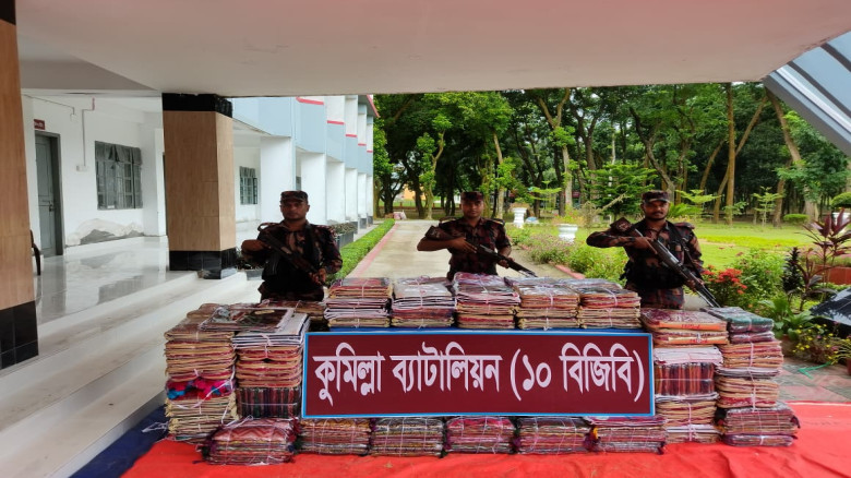 কুমিল্লায় বিজিবির অভিযানে ১ কোটি ১৫ লাখ 