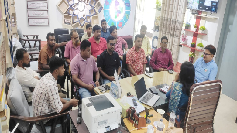 ব্রাহ্মণপাড়ায় সাংবাদিকদের সাথে নবাগত ইউএনও এর মতবিনিময় সভা