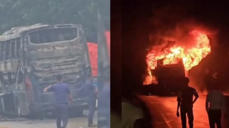 কুমিল্লায় চলন্ত স্লিপার বাসে ভ'য়াবহ আ'