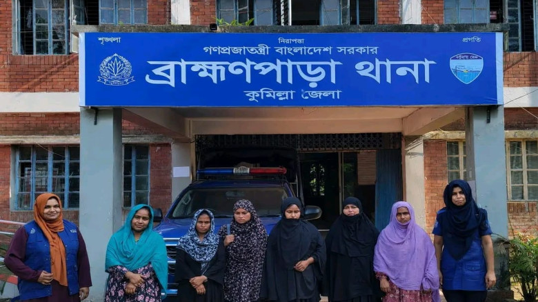 ব্রাহ্মণপাড়ায় চুরির ঘটনায় ৫জন গ্রেপ্তার
