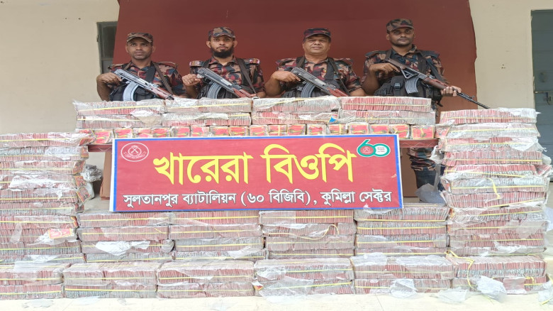 বিজিবির অভিযানে ৭১ লাখ টাকার ভারতীয় পণ্য