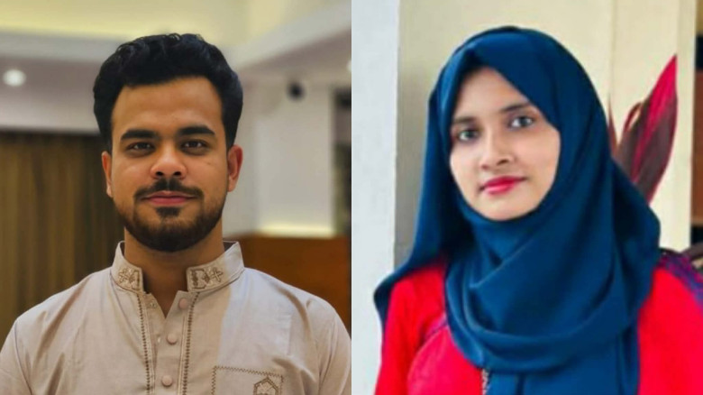কুমিল্লা বিশ্ববিদ্যালয় ছাত্রশক্তির আহ্বায়ক নিলয়- সদস্য সচিব নাজিফা