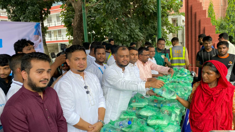 সুবিধাবঞ্চিত এক হাজার মানুষের মুখে হাসি 